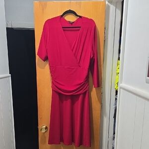 Chic Red Midi Dress